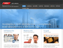 Tablet Screenshot of agl.com.br